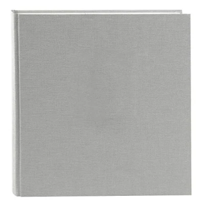 Obrázek goldbuch fotoalbum Summertime Trend 27606, fotokniha s 60 bílými stranami oddělovacími listy na pergamen, plátěnou vazbou, až 600 obrázků, vysoce kvalitní papír, šedá, 30 x 31 cm