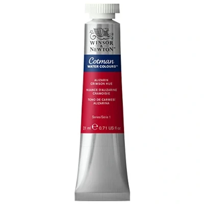 Obrázek Winsor &amp; Newton 0308003 Cotman akvarelová barva s vynikající průhledností, barevnou silou a zpracovatelskými vlastnostmi, vodní 21 ml tuba karmínu alizarinu