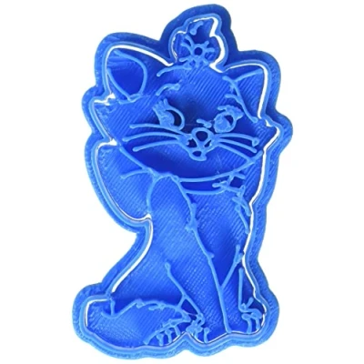 Obrázek Cuticuter Marie Aristogatos Ausstechform, Kunststoff, blau, 8x7x1.5 cm
