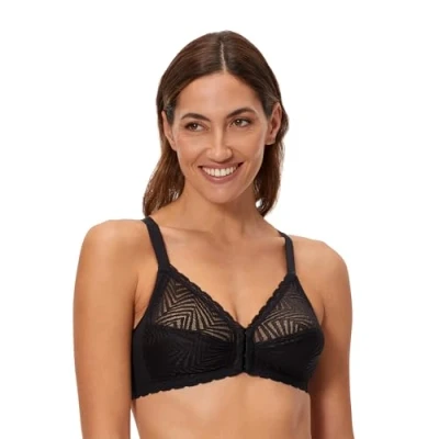 Obrázek Playtex Dámská Soutien Gorge Emboitant Sans Armature Ideal Posture BH, černá (Noir 001)