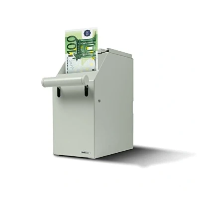 Obrázek Safescan 4100 POS Safe (šedá), bezpečné a diskrétní uložení až 300 bankovek perfektní pro montáž pod prodejním pultem snadná instalace v blízkosti pokladny