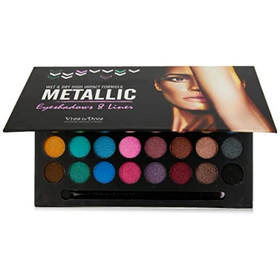 Obrázek Viva La Diva Metallic Eyeshadow &amp; Liner Palette