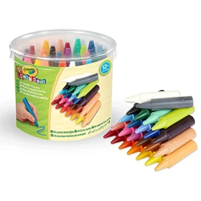 Obrázek Crayola Mini Kids, maxi voskovky, kulatý tvar, 24 kusů, věk 12 měsíců, barev, 0784