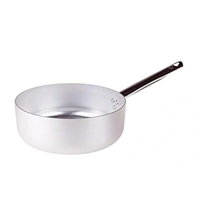 Obrázek Pentole Agnelli Linie Aluminium 3 mm Schmortopf mit 1 Griff 18 cm Silber/schwarz