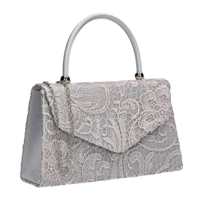 Obrázek SwankySwans Kendall Lace Smart elegantní taška, stříbrná