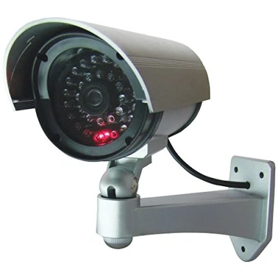 Obrázek mws bezpečnostní venkovní atrapa dummy kamera, 30 imitovaných LED s blikajícím IR, profesionální infračervený design, CCTV