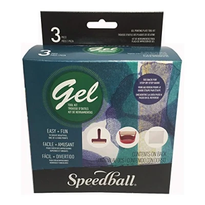 Obrázek Speedball Printing Tool Kit Gel Druck Set, Gummi, Mehrfarbig, Single Craft