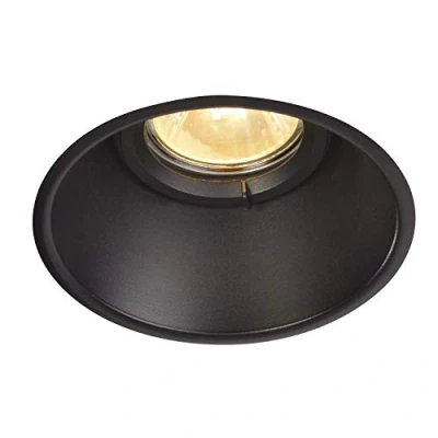 Obrázek SLV Vestavný LED zářič HORN O, kulatý, IP21 Stmívatelná stropní lampa pro vnitřní osvětlení bod, reflektor, svítidlo, vestavné svítidlo 1 plamen, GU10 QPAR51