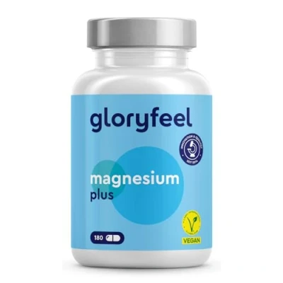 Obrázek Prémiový citrát hořečnatý 1554 mg s vitamínem B6 a B12 pro svaly, kosti imunitní systém* vysoce biologicky dostupný 180 veganských kapslí laboratorně testováno, vyrobeno v Německu bez přísad