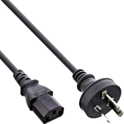Obrázek InLine 16655D Netzkabel, Netzstecker Australien/Argentinien auf Kaltgerätestecker C13, 5m