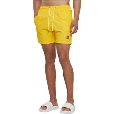 Obrázek Urban Classics Block Plavky, Muži, Velikost: Medium, Chrome yellow