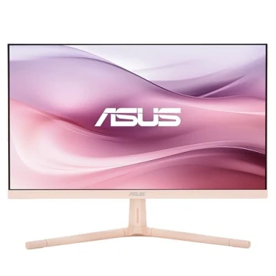 Obrázek ASUS Eye Care VU249CFE P, 24 Zoll Full HD Monitor, 100 Hz, 1ms MPRT, AdaptiveSync, GreenProduct, Epeat Gold, IPS Panel, Vesa 75x75, 16:9, 1920x1080, HDMI, USB C mit 15W PD, ergonomisch, Rose Clay