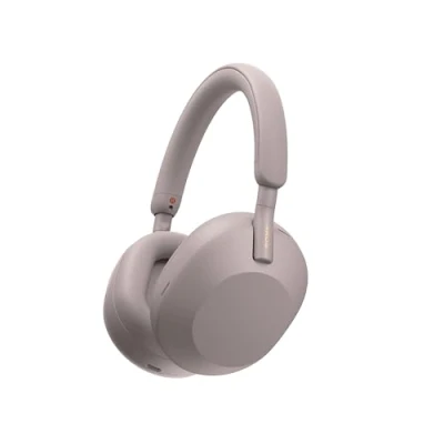 Obrázek Sony WH 1000XM5 bezdrátová sluchátka přes uši s potlačením okolního šumu, Bluetooth, jasná kvalita hovoru, Hi Res, baterie až 30 h, funkce rychlého nabíjení, Alexa a Google, iOS Android kouřově