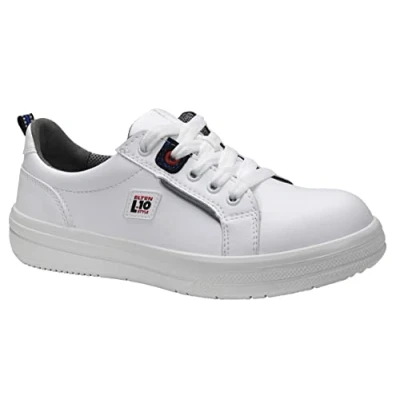 Obrázek ELTEN Bezpečnostní boty GHOST Low ESD S3, pánské, textil, ocelová špička, lehká, sportovní, bílá, velikost: 43