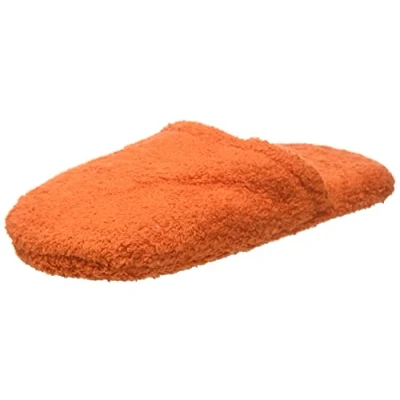 Obrázek Excelsa Bagno Caldo Damen Badepantoffeln, Frottee, Orange, 27.5 x 11 3 cm