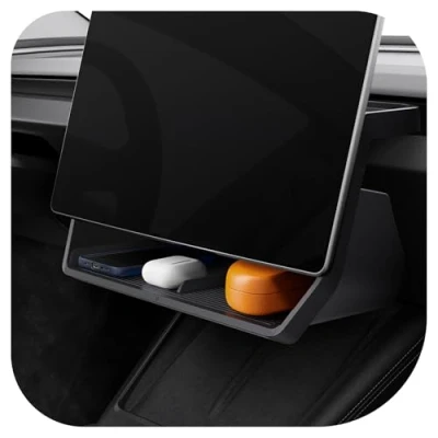 Obrázek Spigen Tesla Model 3 Highland 2024 úložný box pod obrazovkou organizér na tablet držák uložení tabletu pro příslušenství