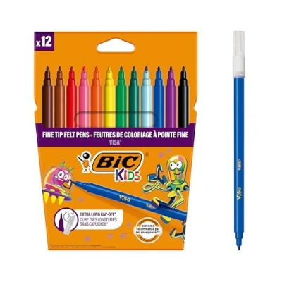 Obrázek Bic Kids 888695 fixy Visa, 12 kusů, různých barev