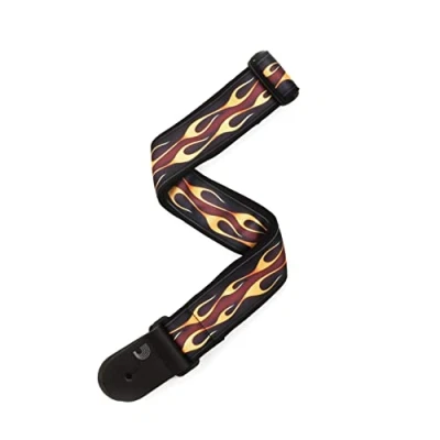 Obrázek D&#039;Addario 50F09 50 mm Hot Rod Flame, červená