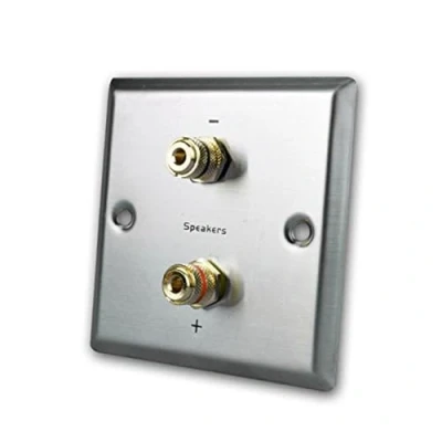 Obrázek Dynavox Single Loudspeaker Wallplate Silver