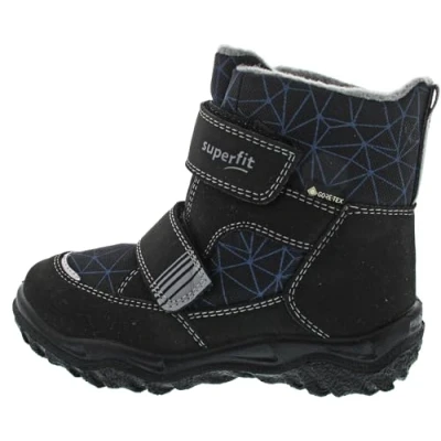 Obrázek Superfit Jungen HUSKY warm gefütterte Gore Tex Schneestiefel, SCHWARZ/HELLGRAU 0000, 30 EU