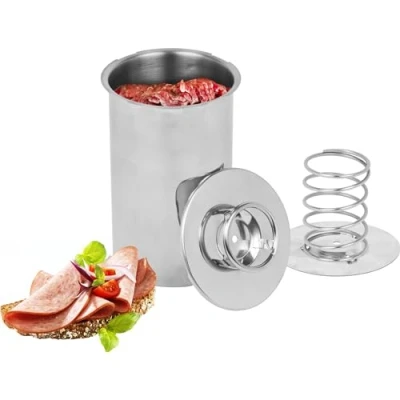 Obrázek BROWIN® Nerezový vařič šunky z ušlechtilé oceli 313015 lis na šunku forma vaření pro zdravé domácí maso