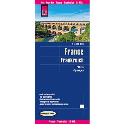 Obrázek Reise Know How Landkarte Frankreich / France (1:1.000.000): reiß und wasserfest (world mapping project)