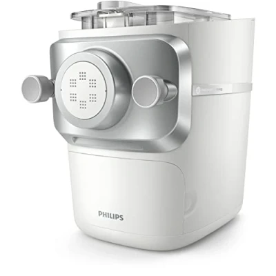 Obrázek Stroj na nudle Philips série 7000 technologie ProExtrude, plně automatická, perfektní míchání, 6 tvarovaných kotoučů, bílý (HR2660/00)