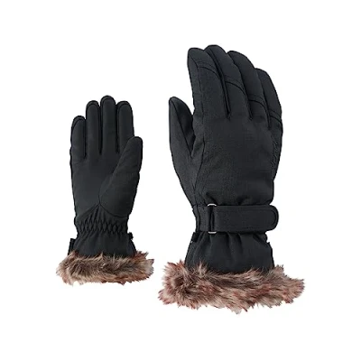 Obrázek Ziener Dámské KIM lady glove lyžařské rukavice / zimní sporty teplé, prodyšné, černé (black stru), 6