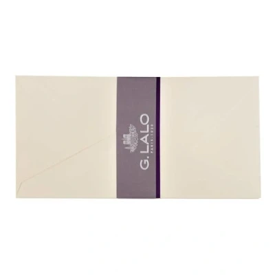 Obrázek G. Lalo G.Lalo 21800L Umschläge Vélin de France (gummiert, 50% Hadern, DL, 11 x 22 cm, 20 Umschläge, 125 g) creme