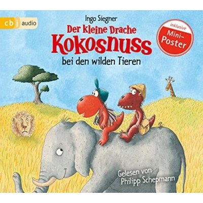Obrázek Der kleine Drache Kokosnuss bei den wilden Tieren: . (Die Abenteuer des kleinen Drachen Kokosnuss, Band 25)