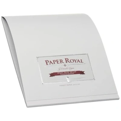 Obrázek Rössler Papier 2002831170 Paper Royal dopisní blok DIN A4, 40 listů, ledově šedý žebrovaný