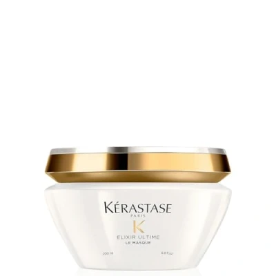 Obrázek Kérastase, maska na vlasy pro suché a matné vlasy, vyživující zvlhčující větší lesk, Masque Elixir Ultime, 200 ml