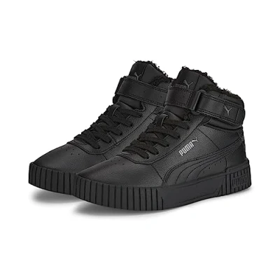 Obrázek Puma Carina 2.0 MID Vysoké tenisky pro děti, Velikost: 37.5, Black/dark shadow boty