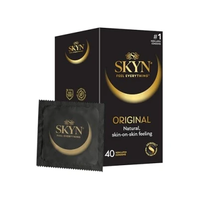 Obrázek SKYN Original Kondome ultra weich, latexfrei, 40 Stück, altes Modell, Black, Unità (Confezione da 1)