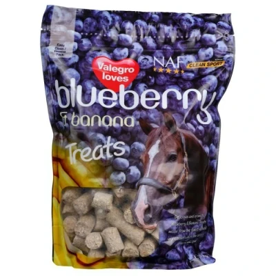 Obrázek NAF Blueberry &amp; Banana pamlsky pro koně 1kg