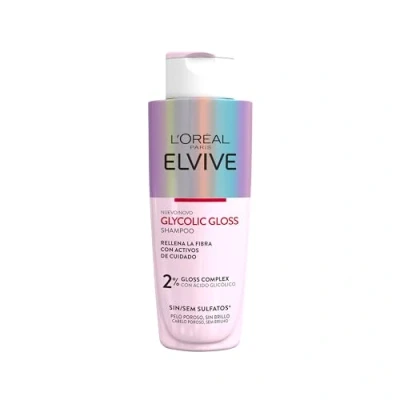 Obrázek L&#039;Oréal Paris Elvive Glycolic Gloss šampon s kyselinou glykolovou, měkké a lesklé vlasy