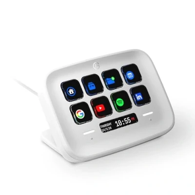 Obrázek Elgato Stream Deck Neo 8 přizpůsobitelných tlačítek, 2 Touch Points, rychlá úloha a pracovní postupy ovládejte Word, Excel, PowerPoint, Teams, Zoom, Spotify atd. kompatibilní s Mac PC