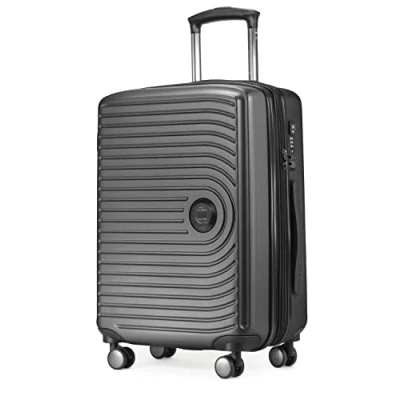 Obrázek HAUPTSTADTKOFFER Střední velký skořepinový kufr, TSA, 4 kolečka, zavazadlo s rozšířením objemu 8 cm, 77 130 litrů, grafitová, Grafito, Kufr
