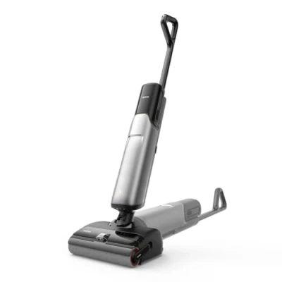 Obrázek Mova X4 Pro, mokré a suché vysávání, funkce stírání horkou vodou, bez zamotání, samočištění při 100 C, sací výkon 20 kPa, základní stanice push in, hlavice kartáčku LED, dvojitá hrana, inteligentní