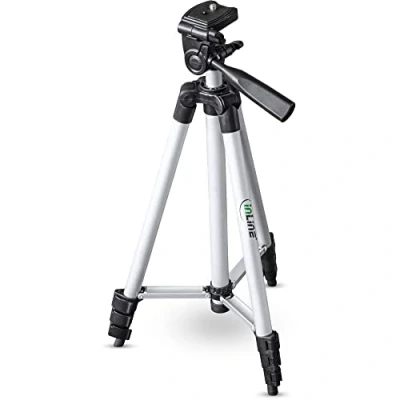 Obrázek InLine Stativ 48002C pro digitální fotoaparáty a videokamery, hliník, výška max. 1,30 m, černý / stříbrný