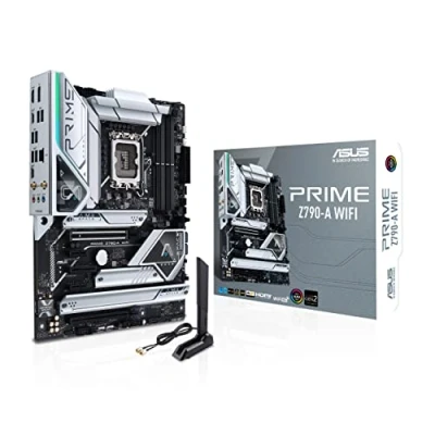 Obrázek ASUS Prime Z790 A WiFI Gaming Mainboard Sockel Intel LGA1700 (ATX, PCIe 5.0, DDR5 Speicher, 4x M.2, 6E, HDMI, DisplayPort)