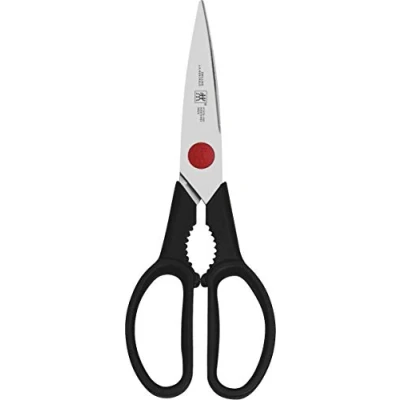 Obrázek ZWILLING Víceúčelové nůžky Twin L, univerzální nůžky, délka: 20 cm, speciální nerezová ocel / plast, černé