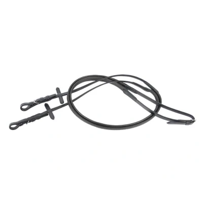 Obrázek Harry&#039;s Horse reins, soft rubber, black