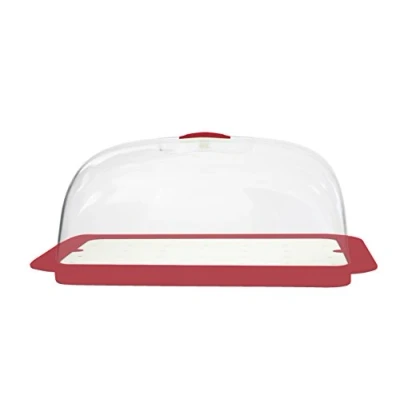 Obrázek Gio&#039; Style Forme Käseglocke aus Polypropylen rot