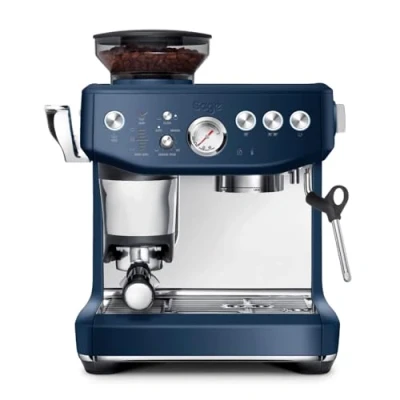 Obrázek Sage The Barista Express Impress Kaffeevollautomat mit manuellem Milchaufschäumer Zwetschgenblau