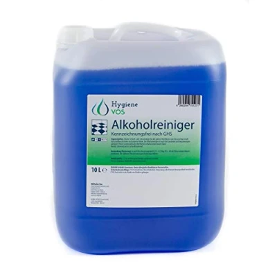 Obrázek Hygiene VOS Rychlý čistič alkoholu s vůní 10 litrů. Šetrný na hladké povrchy jako sklo, plast, lakovaný nábytek a umělá kůže