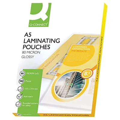 Obrázek Q Connect KF04106 Heißlaminier Folientasche, A5