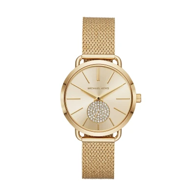 Obrázek Michael Kors Portia Hodinky goldcoloured, Ženy, Velikost: One Size, Gold coloured