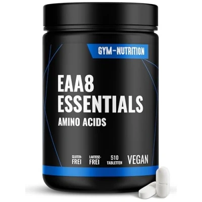 Obrázek Multi Amino EAA Pattern 510x tablety po 1036 mg všech 8 základních aminokyselin, vysoce dávkovaný komplex Vegan Human Code plněno v Německu bez přísad