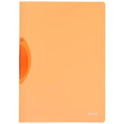 Obrázek Leitz 41760045 upínací desky ColorClip Rainbow, A4, PP, balení po 6 ks, oranžová